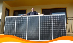 В Германии набирают популярность балконные солнечные электростанции