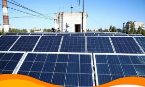 Солнечная станция в Одессе теперь и на крыше многоэтажки!