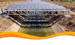 Солнечные панели теперь устанавливают над каналами