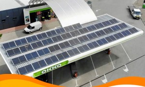 Сеть ОККО вложило в установку солнечных панелей на своих автозаправках около четверти миллиарда гривен