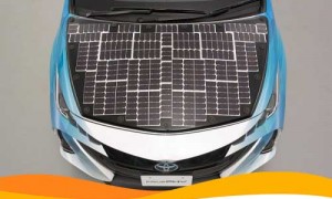 Электромобили Toyota будут оснащены усовершенствованными солнечными панелями