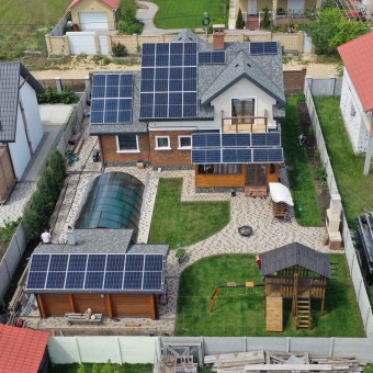 Сетевая солнечная станция 15 кВт под