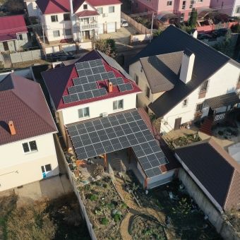 Мережева сонячна станція 17 кВт під зелений тариф, c. Лиманка