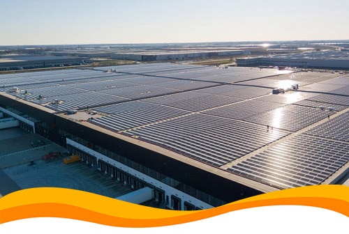 Самая мощная в мире крышная солнечная электростанция построена в Нидерландах