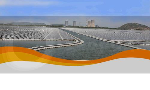 Энергетическая компания Индии ввела в эксплуатацию плавучую солнечную станцию