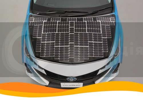 Електромобілі Toyota будуть оснащені удосконаленими сонячними панелями