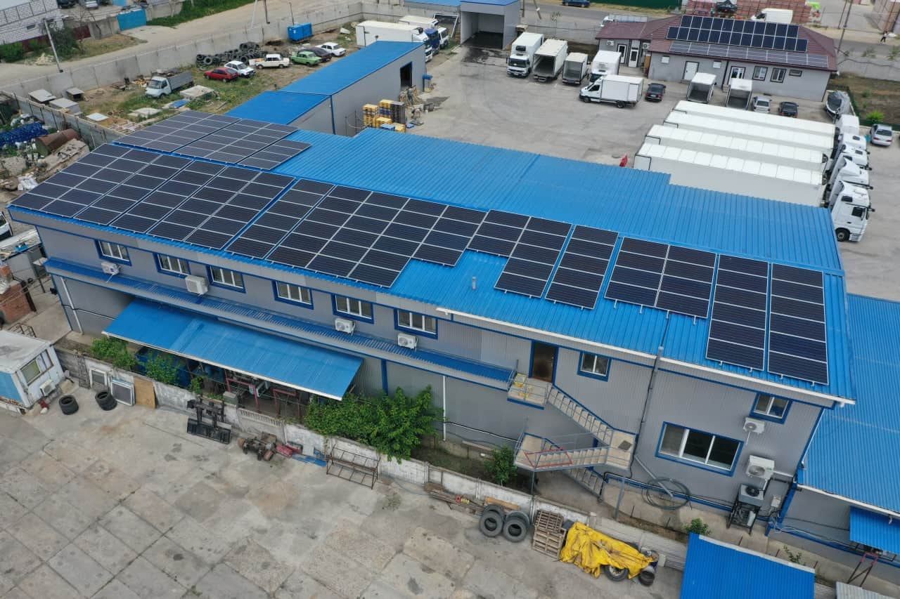 Солнечная станция на 80 кВт для бизнеса, Одесская область