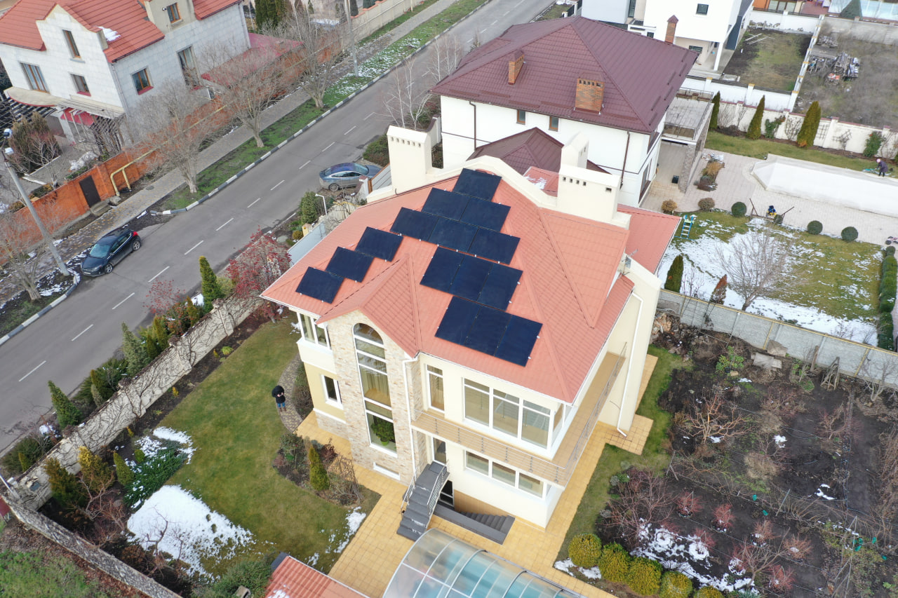 Сонячна станція на 5 кВт під власне споживання, с. Совіньйон, Одеська обл.