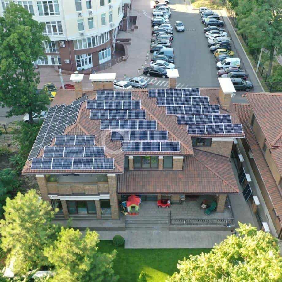 Сетевая солнечная электростанция 15 кВт